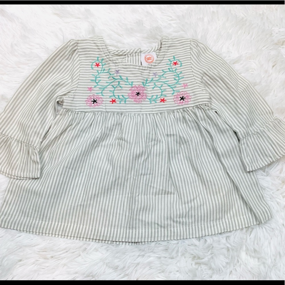 Baby Girl Wonder Nation Dress | Striped | Floral | 6-9m | NWT